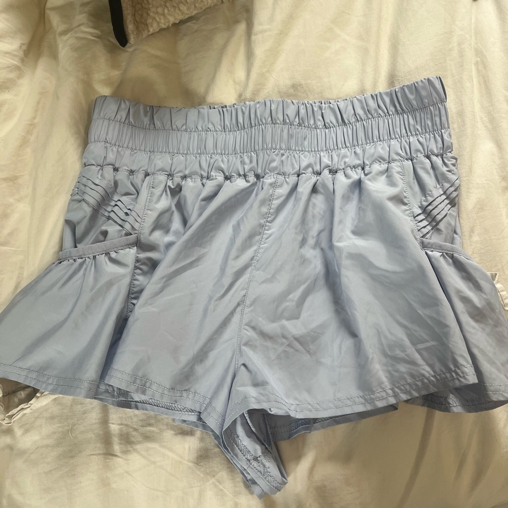 Free people light blue shorts SIZE 0